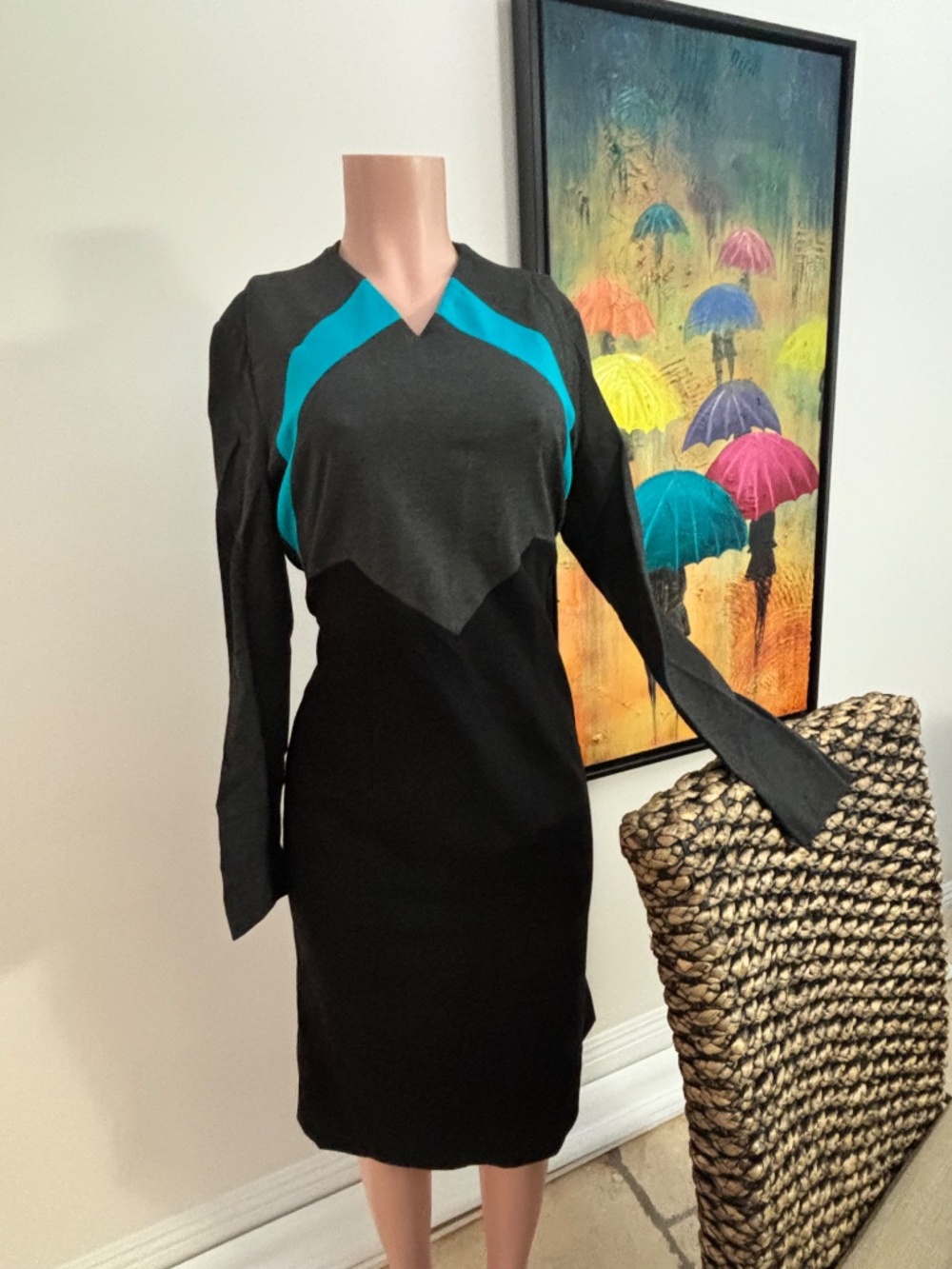 Per Se (Carlisle) Dress and Matching Sweater Jacket size 14